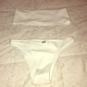 High waisted Bandeau